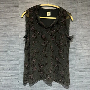 CAbi Evermore‎ sleeveless Blouse Style #3065